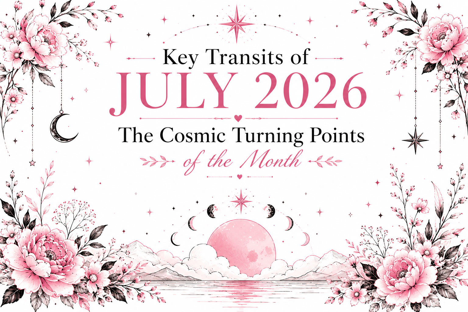 Key Transits of July 2026: The Cosmic Turning Points of the Month